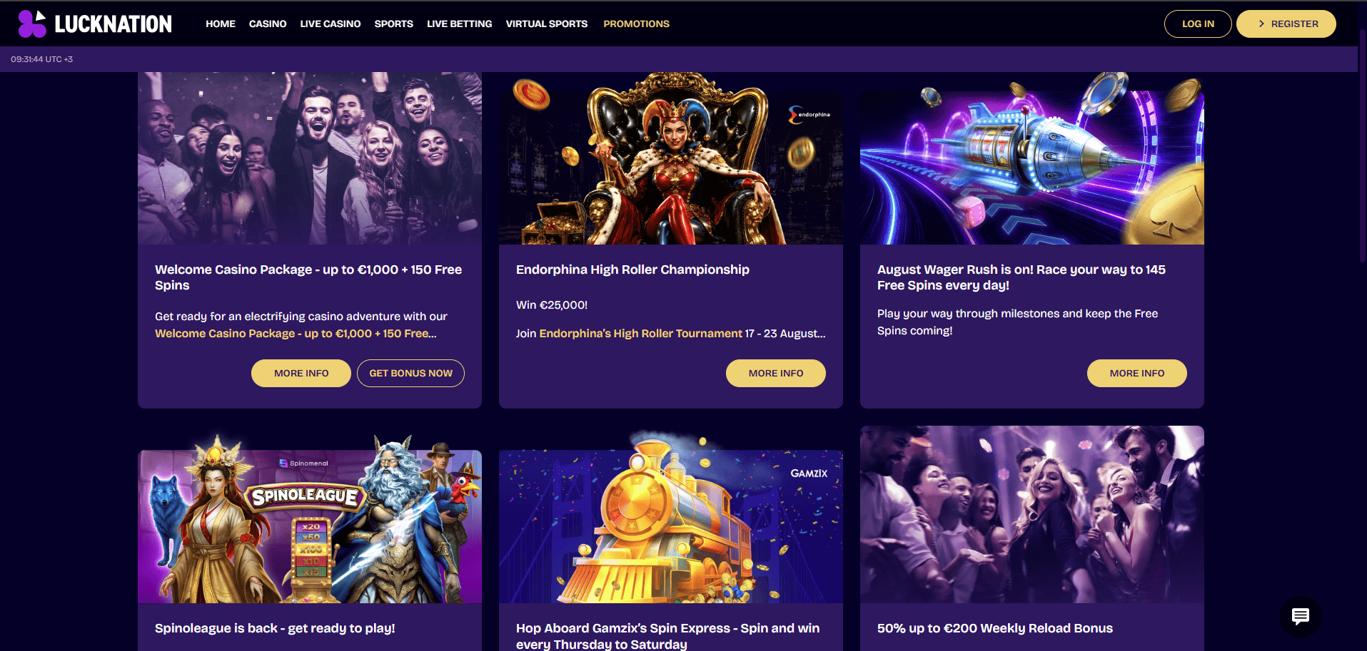 LuckNation Casino Promotions