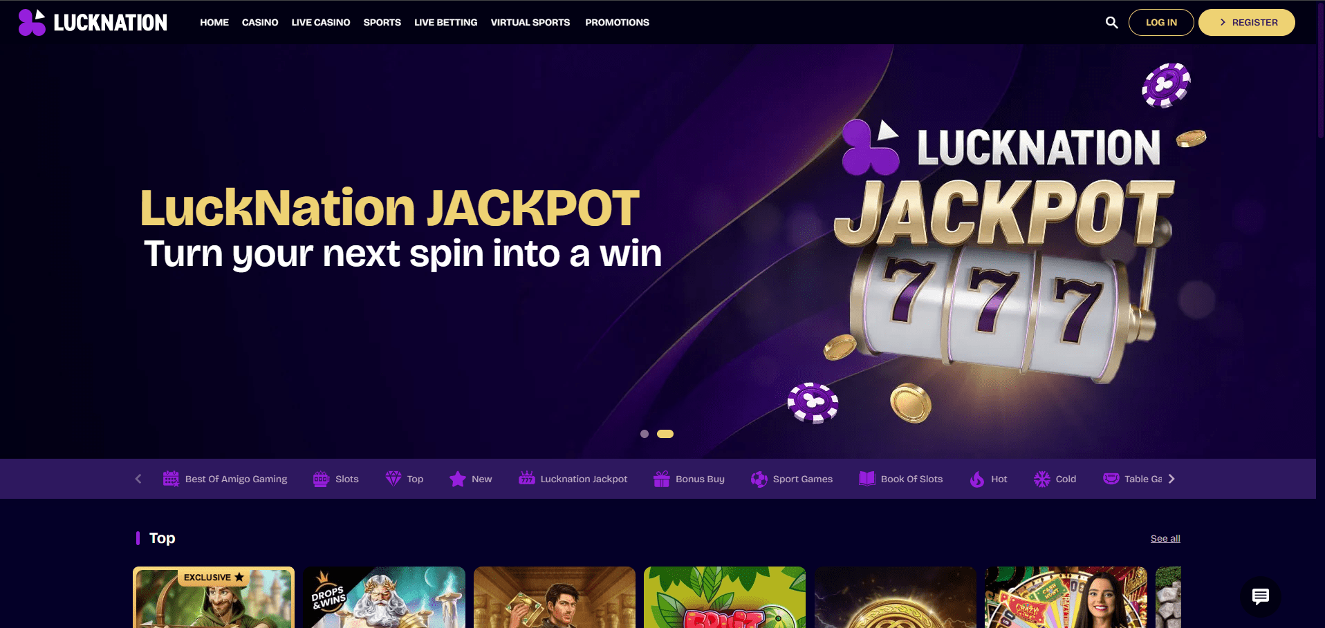 LuckNation Casino Review