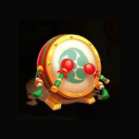 Lucky Tiger 1000 Drum Symbol