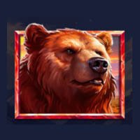 5 Wild Wolves Bear Symbol