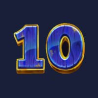 5 Wild Wolves Ten Symbol
