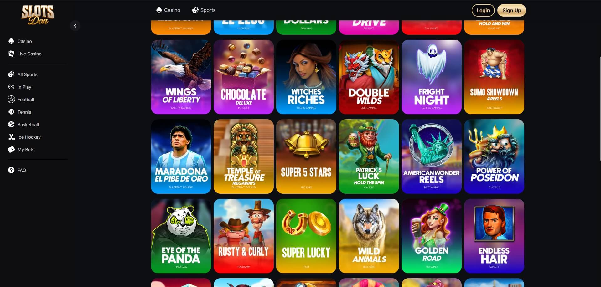 Slots Don Casino Games