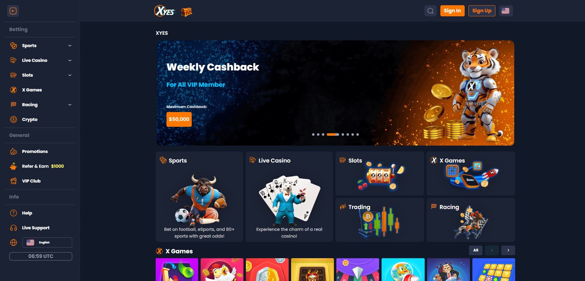 Xyes Casino Review