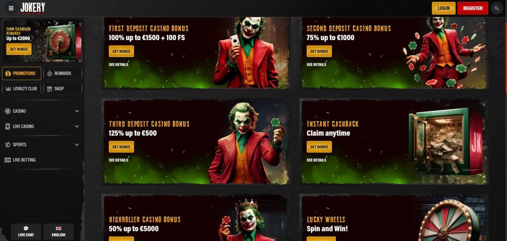 Jokery Casino Promotions
