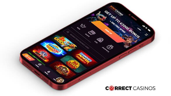 RonyCasino Mobile Version