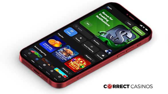 Casinera Casino Mobile Version