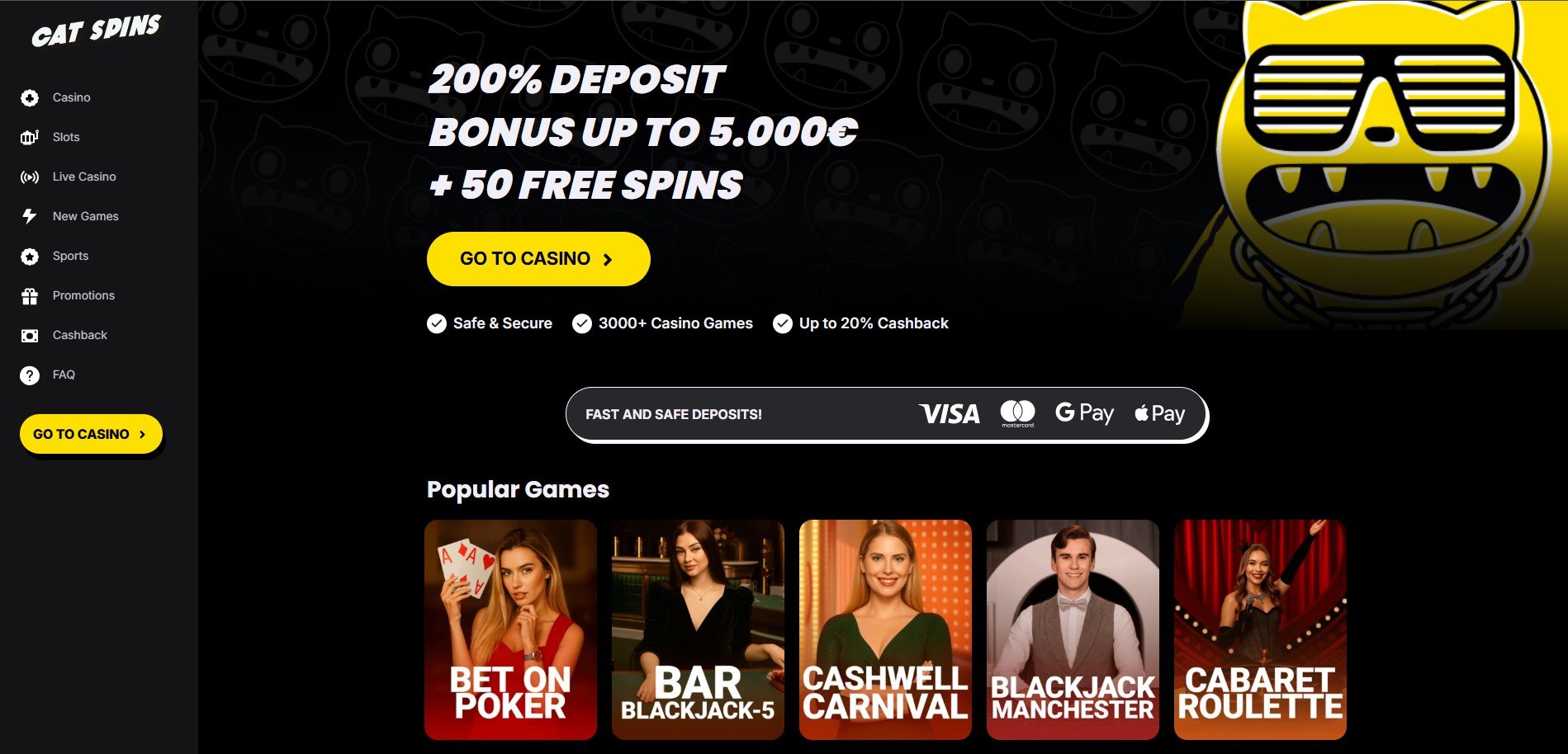 Cat Spins Casino Review