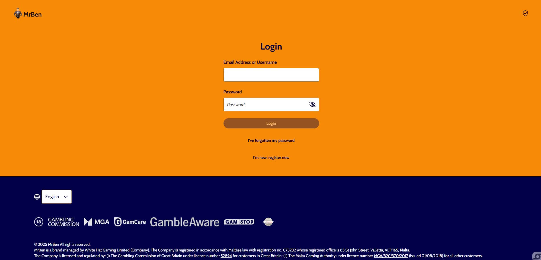MrBen Casino Sign Up