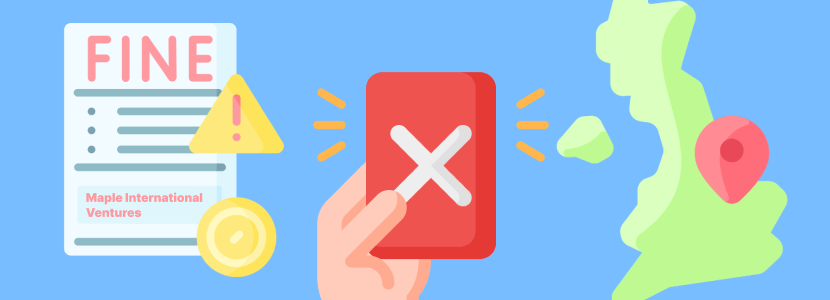 UK Gambling Commission Fines Maple International Ventures