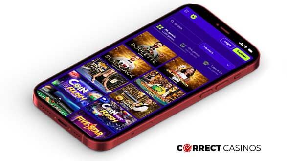 UpSpinz Casino Mobile Version