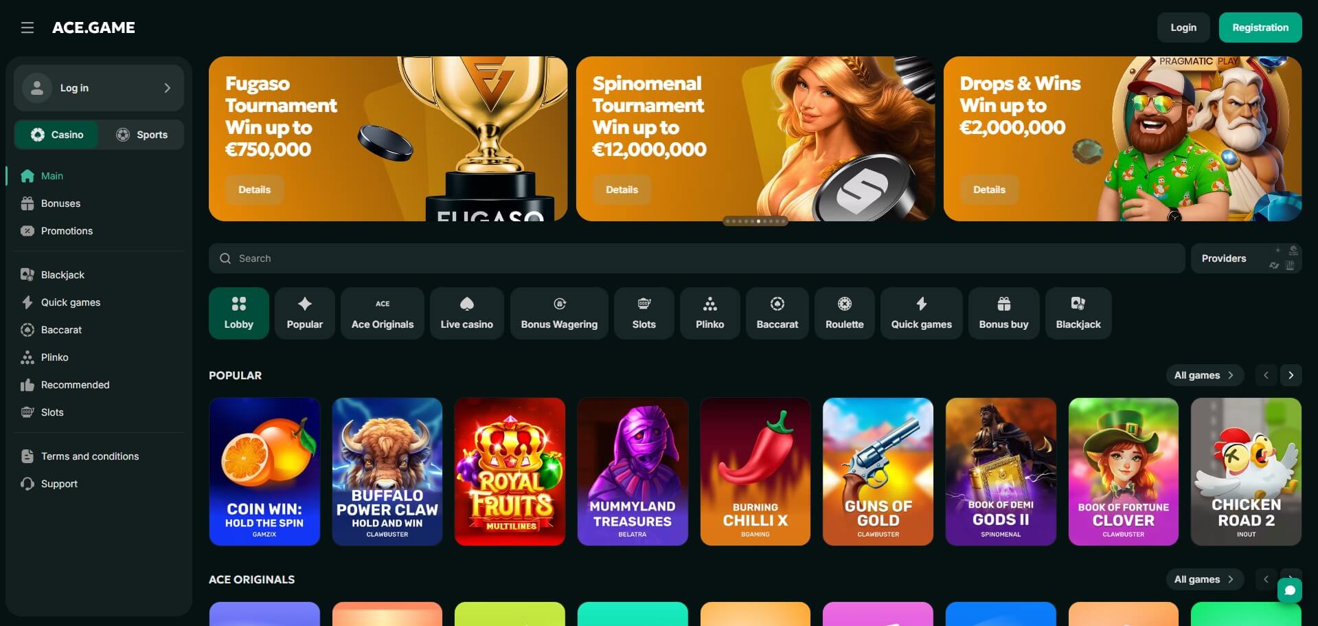 Ace Game Casino Review