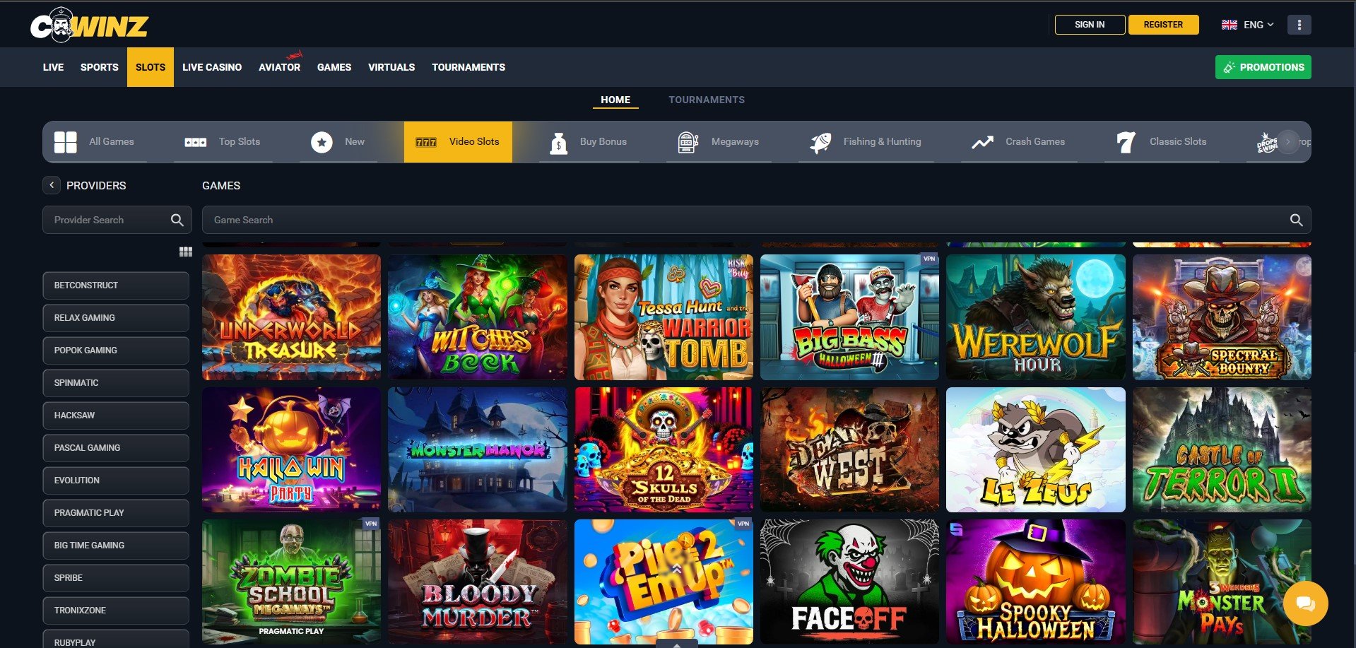 Cwinz Casino Games