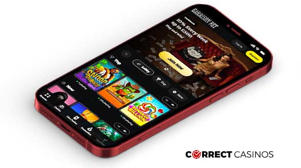 GarrisonBet Casino Mobile Version
