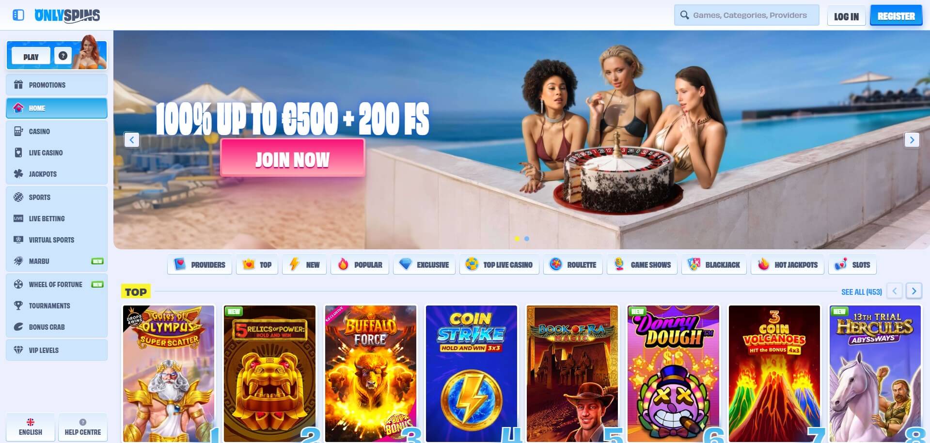 Only Spins Casino Review