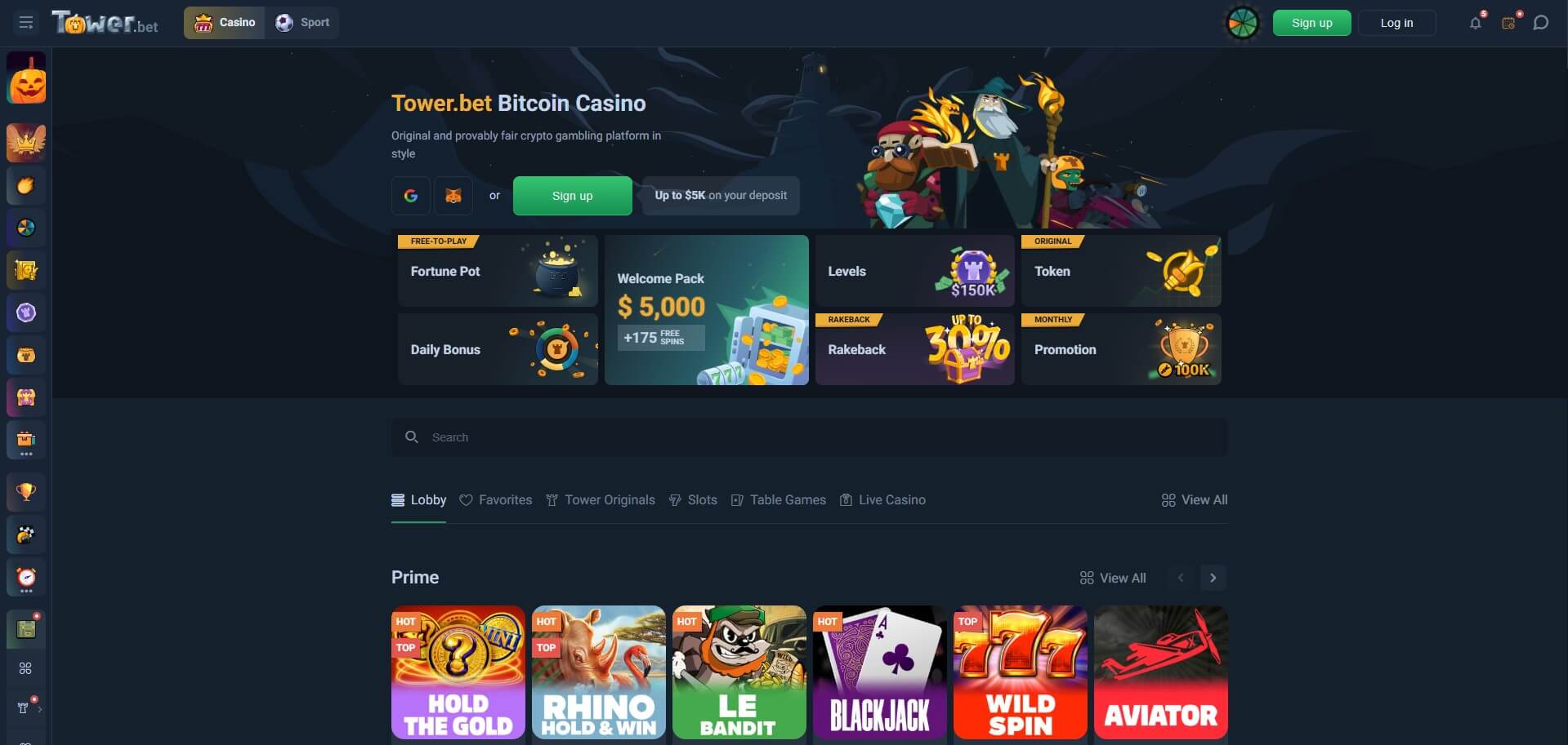 Tower.bet Casino Review