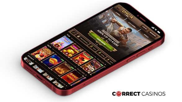 Lanista Casino Mobile Version