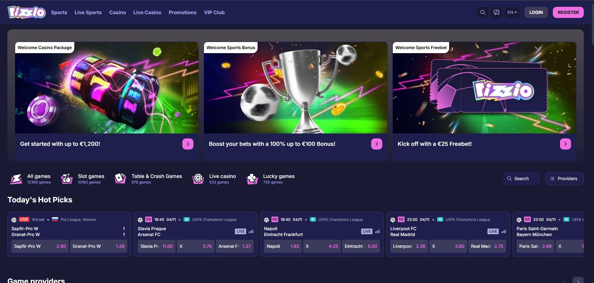 Rizzio Casino Review