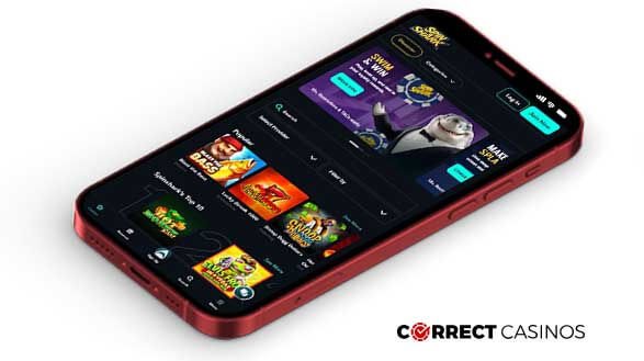 SpinShark Casino Mobile Version