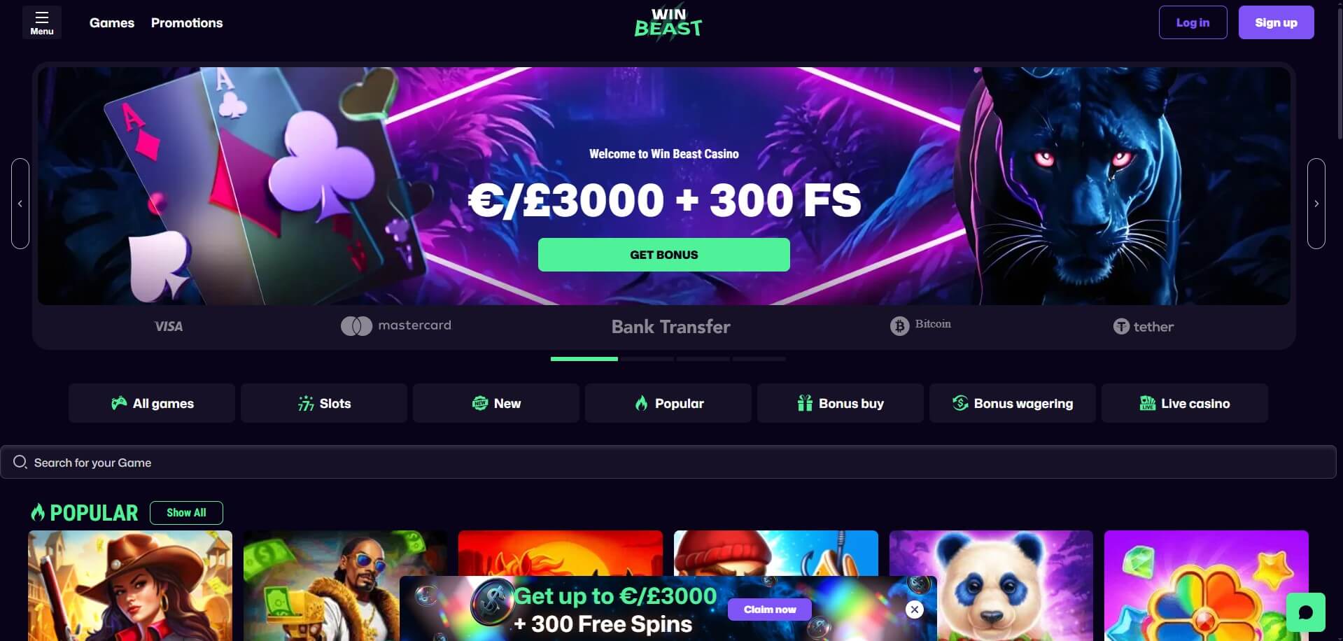 WinBeast Casino Review