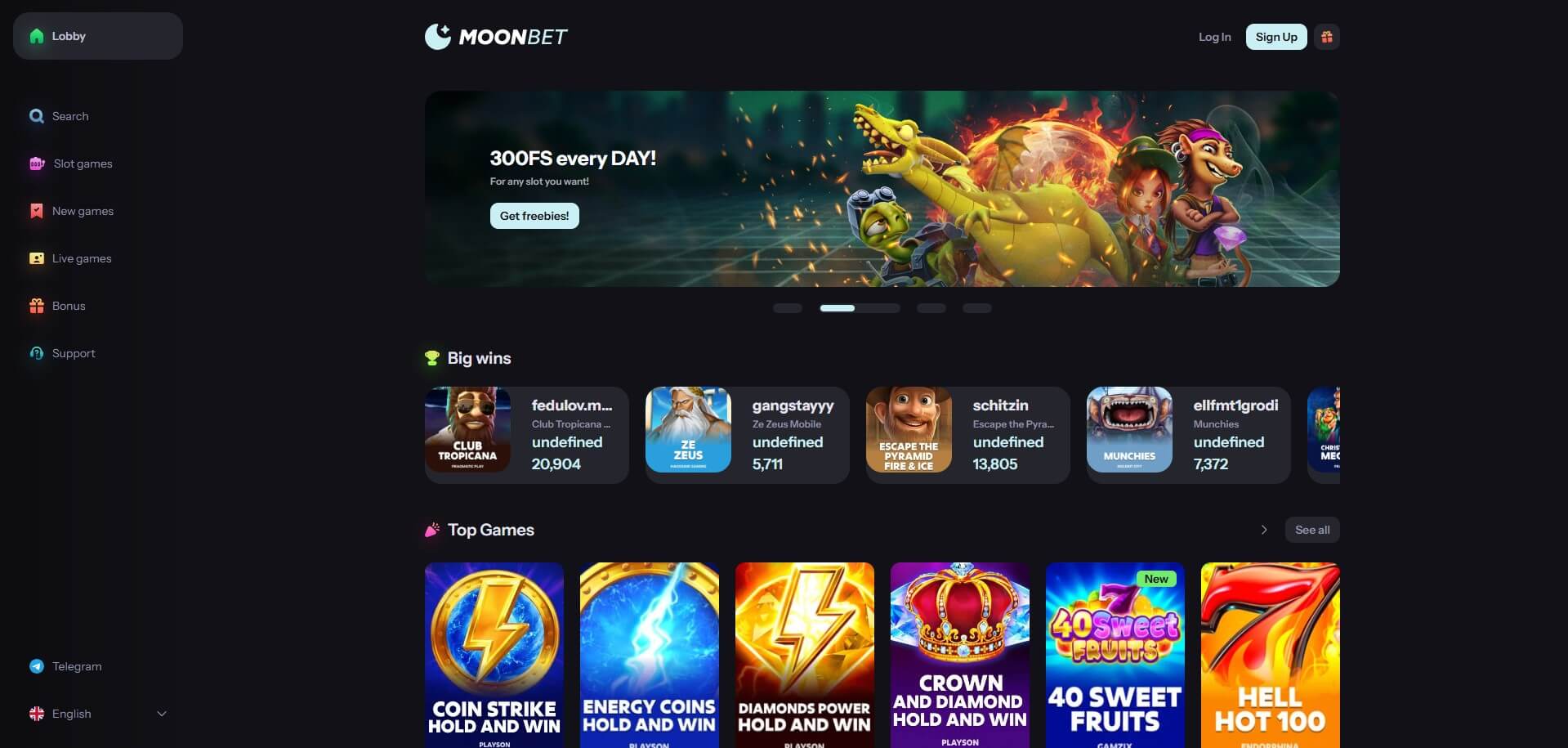 MoonBet Casino Review