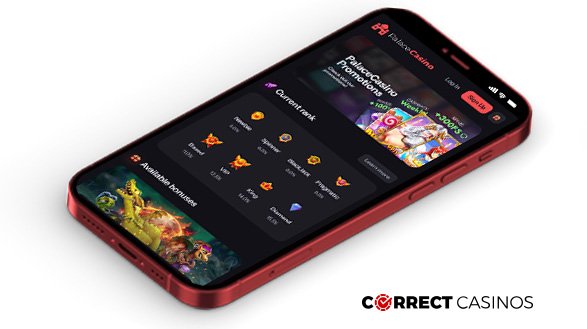 PalaceCasino Mobile Version