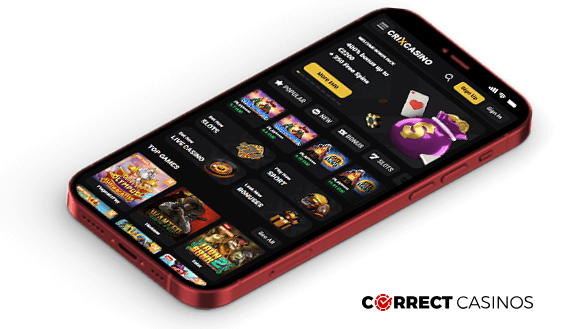 CrixCasino Mobile Version