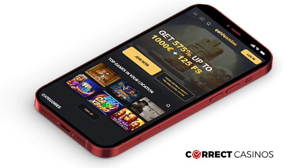 Goldenmina Casino Mobile Version