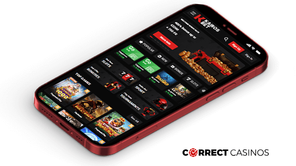 KairosBet Casino Mobile Version