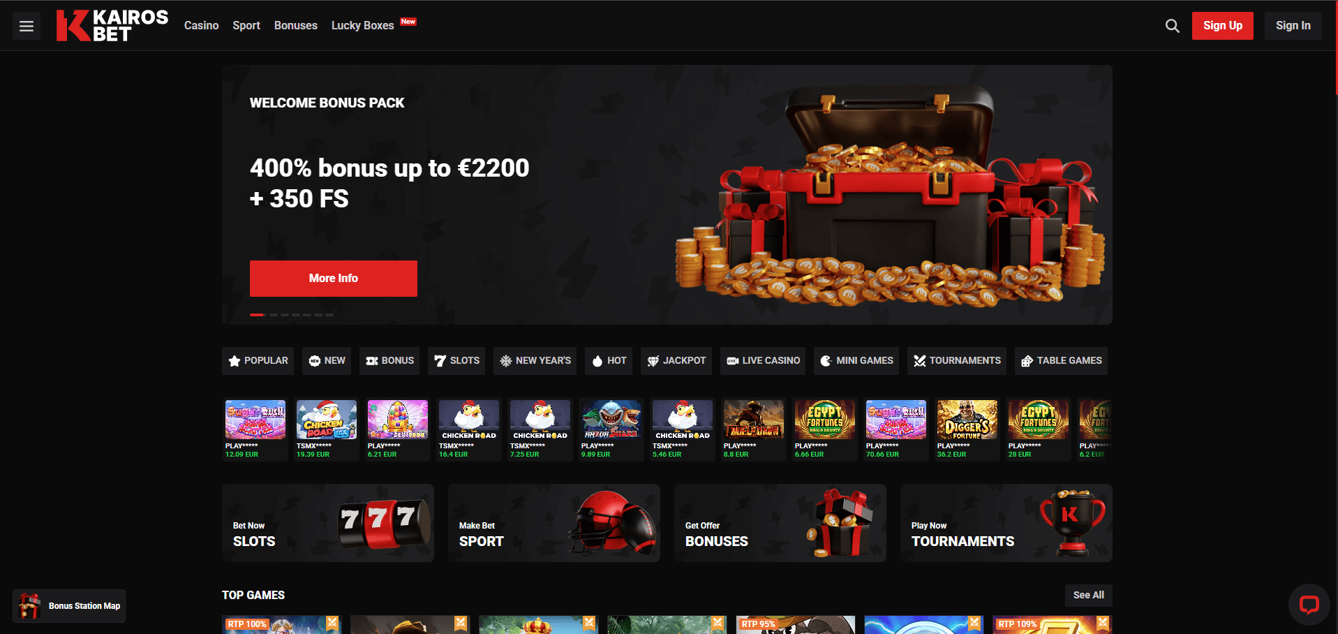 KairosBet Casino Review