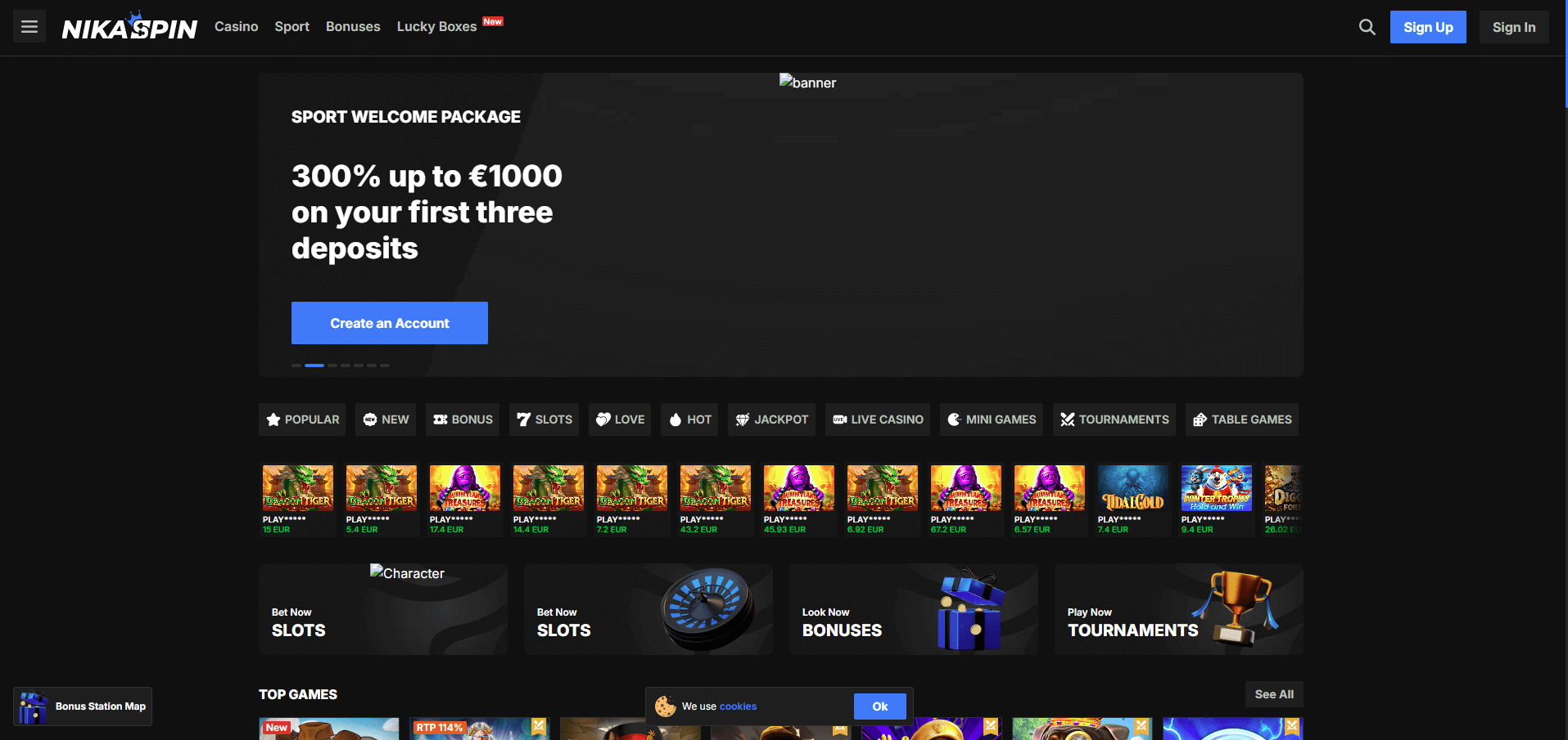 NikaSpin Casino Review