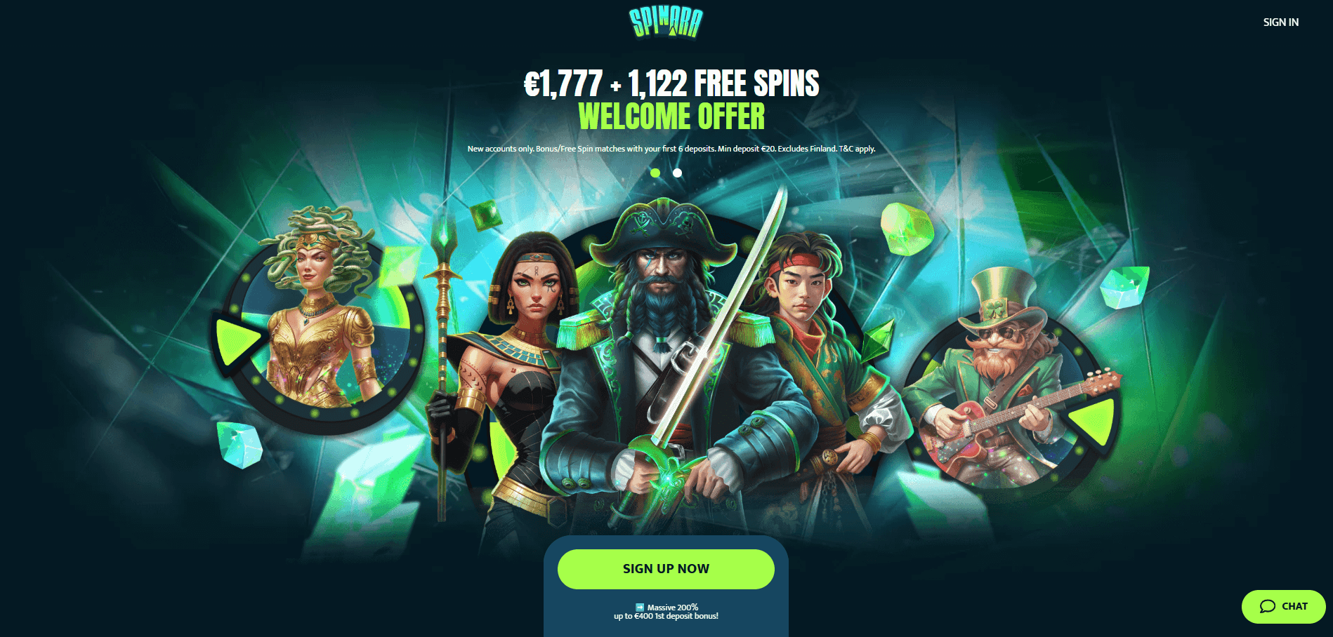 Spinara Casino Review