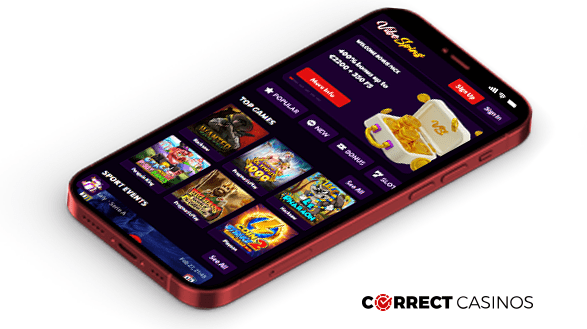 VibeSpins Casino Mobile Version
