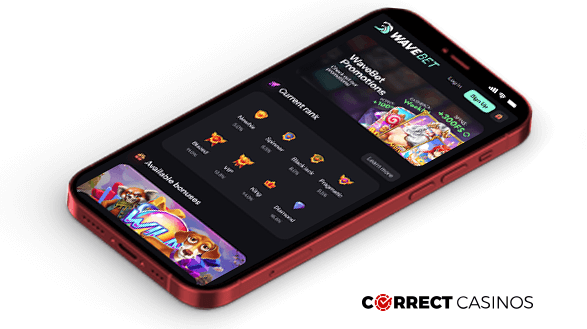 WaveBet Casino Mobile Version