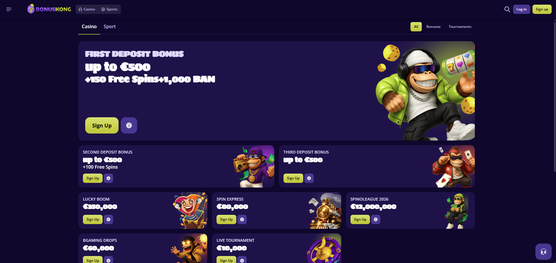Bonus Kong Casino Promotions