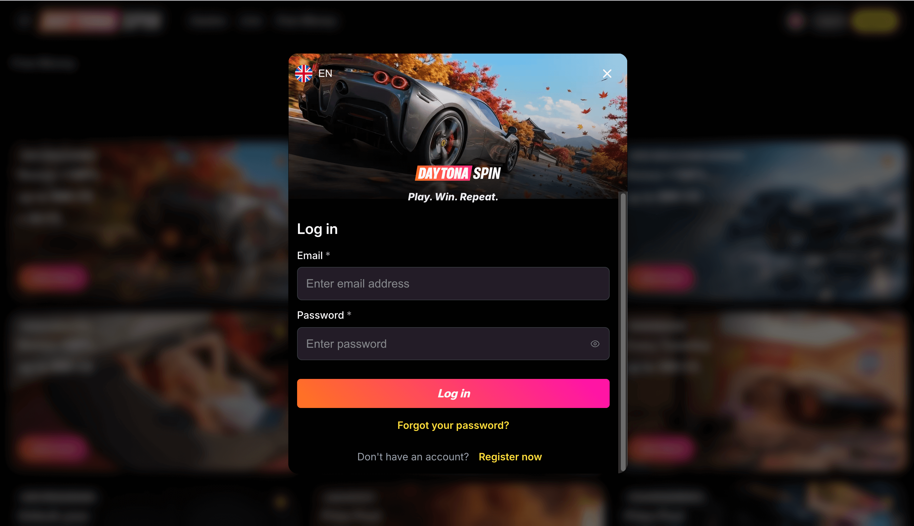 DaytonaSpin Casino Log In