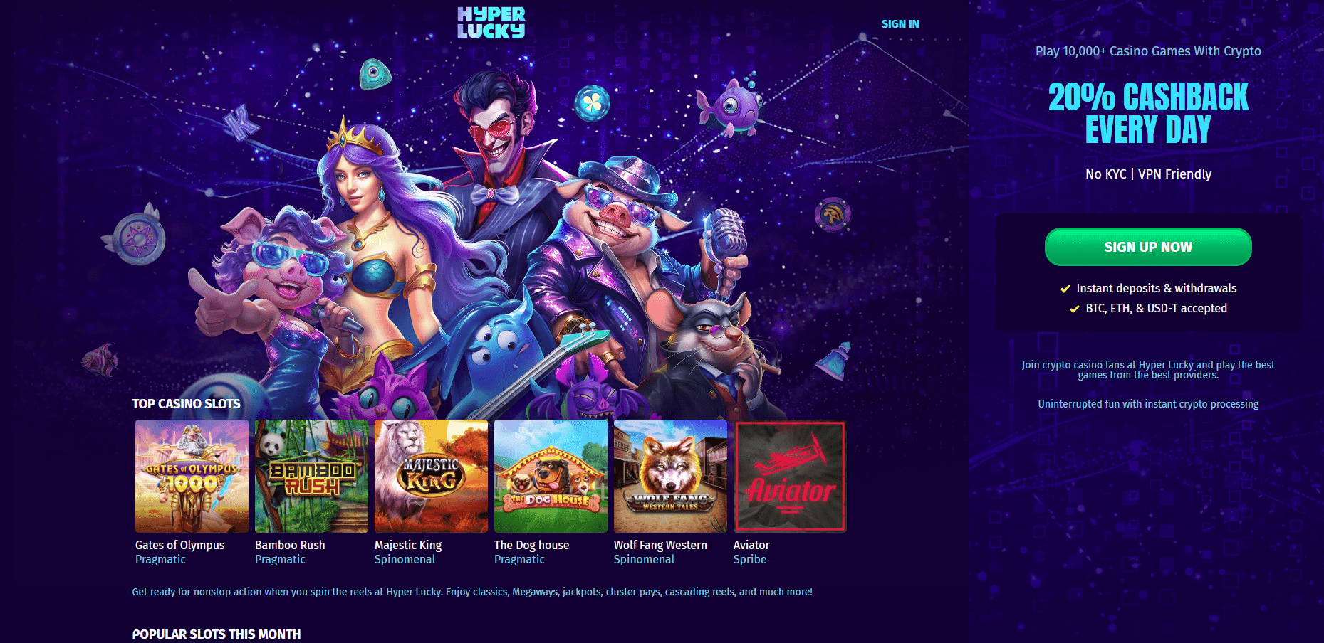 Hyper Lucky Casino Review