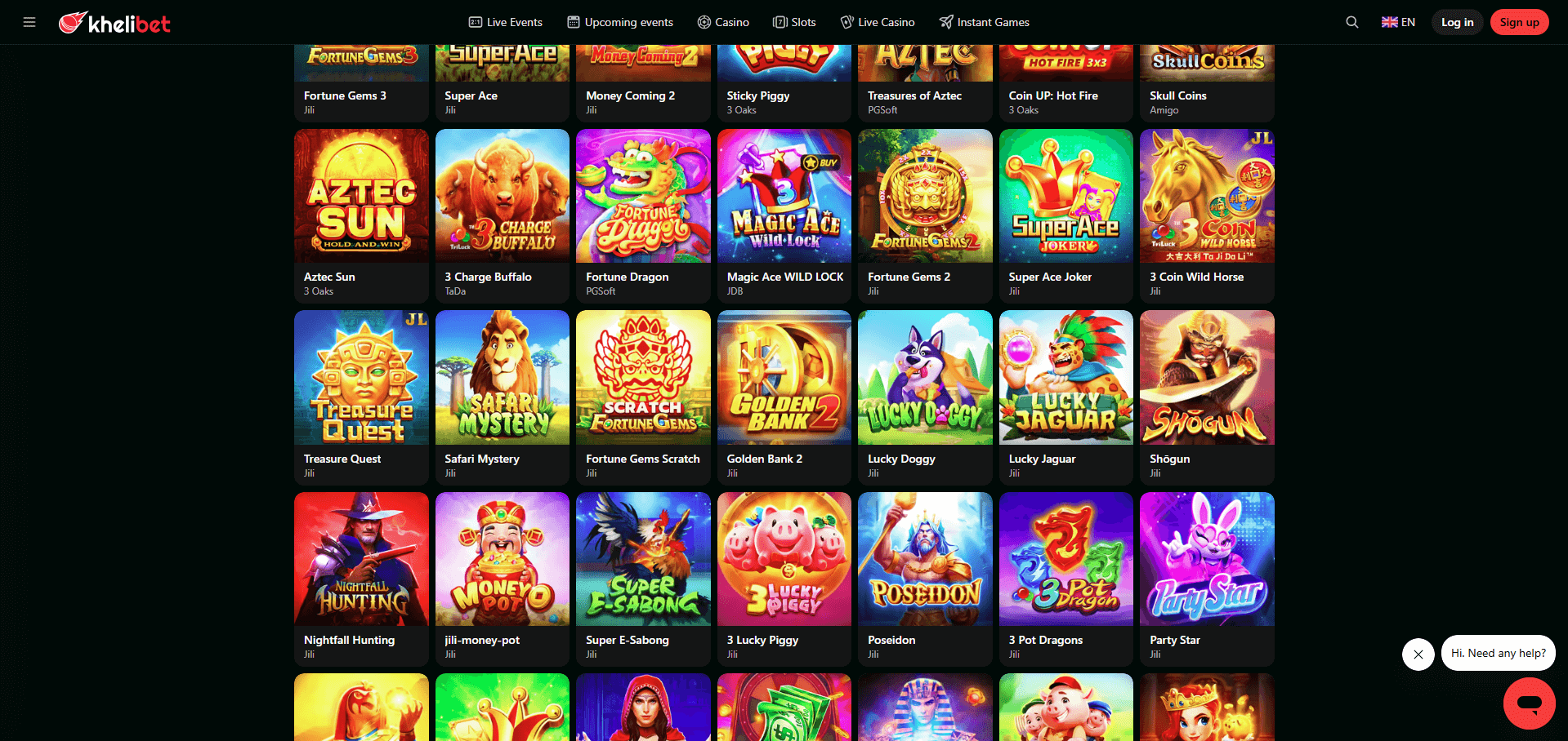 Khelibet Casino Games