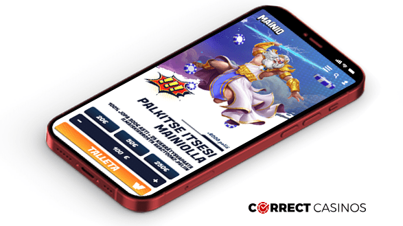 Mainiokasino Mobile Version