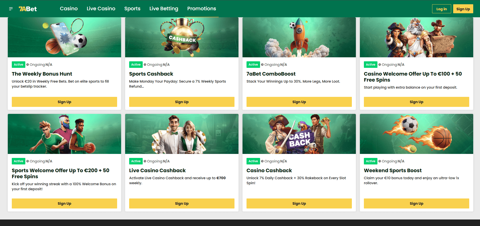 7ABet Casino Promotions