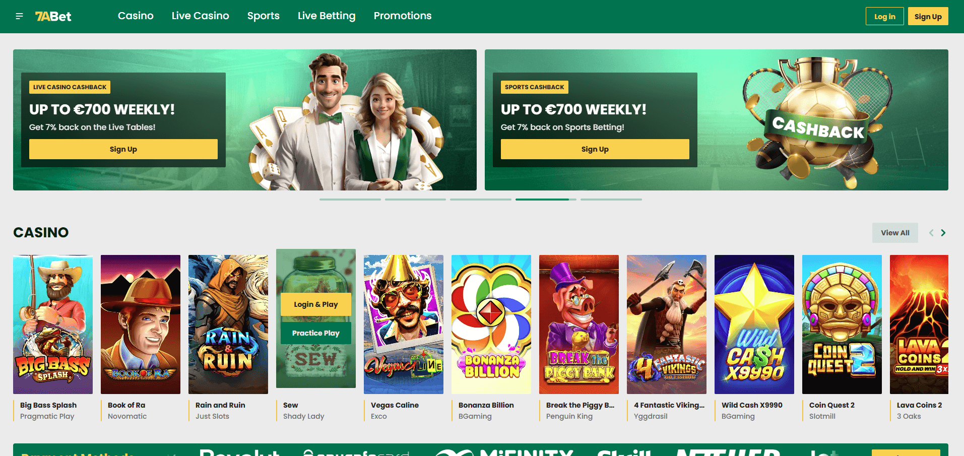 7ABet Casino Review