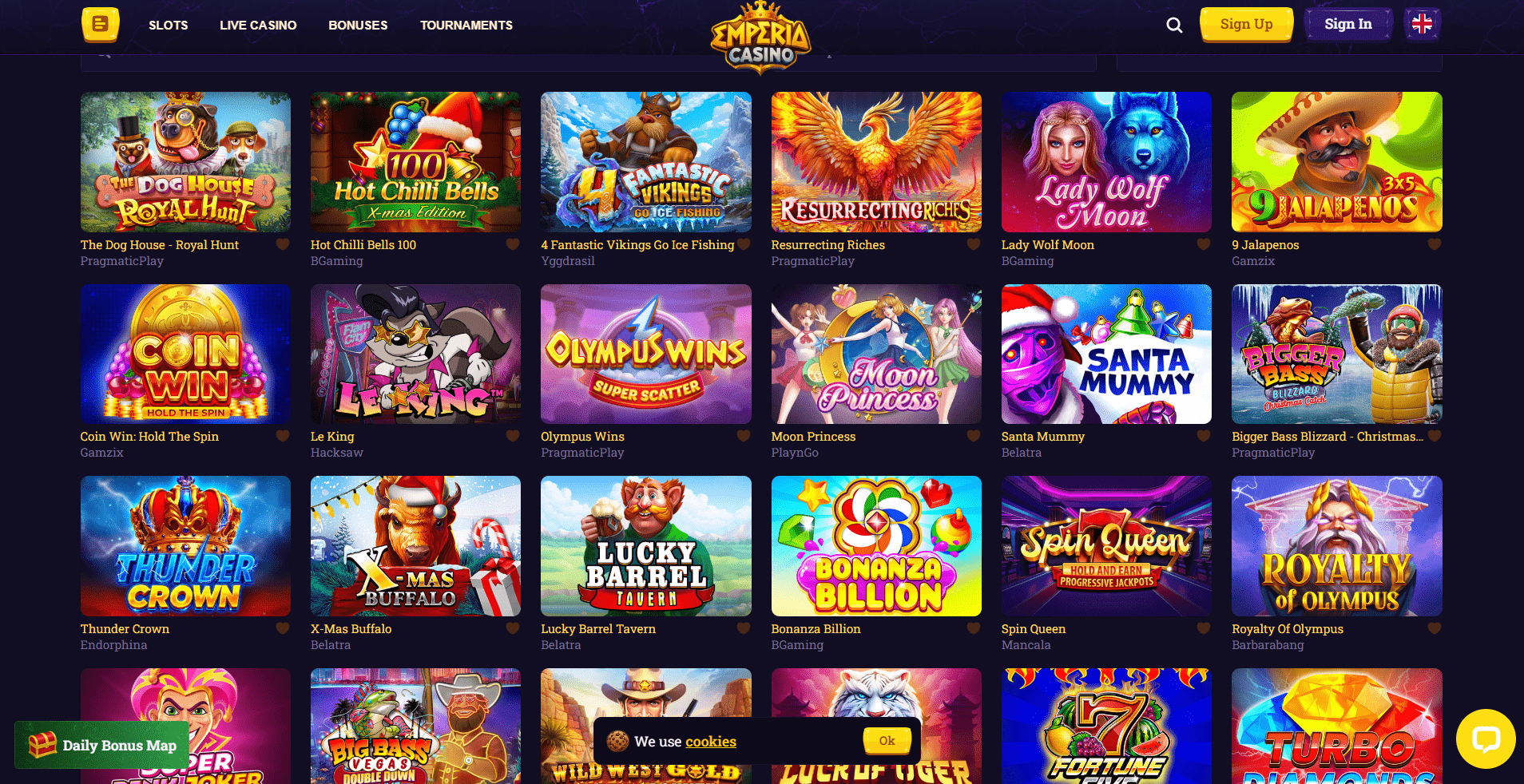 Emperia Casino Games