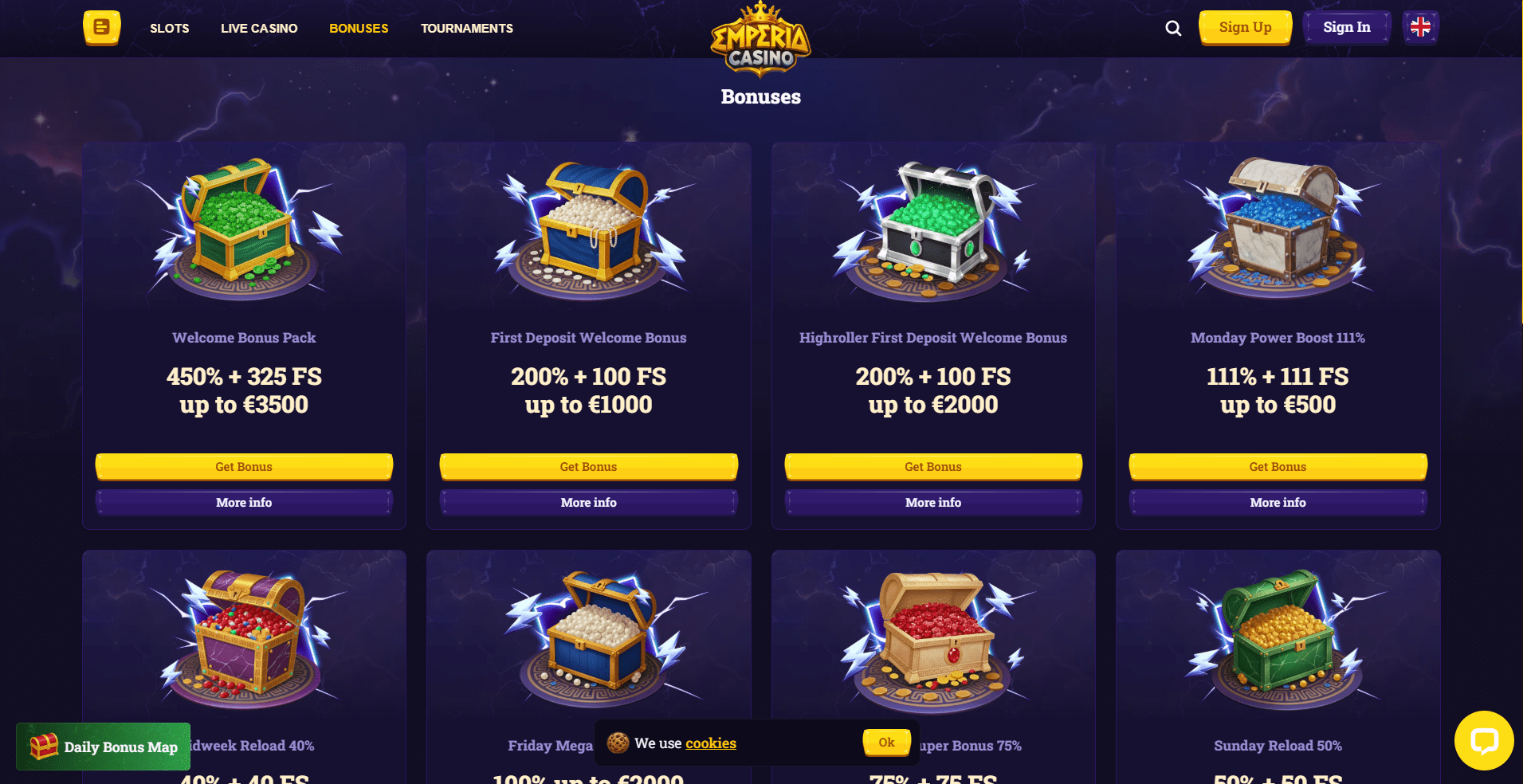 Emperia Casino Promotions