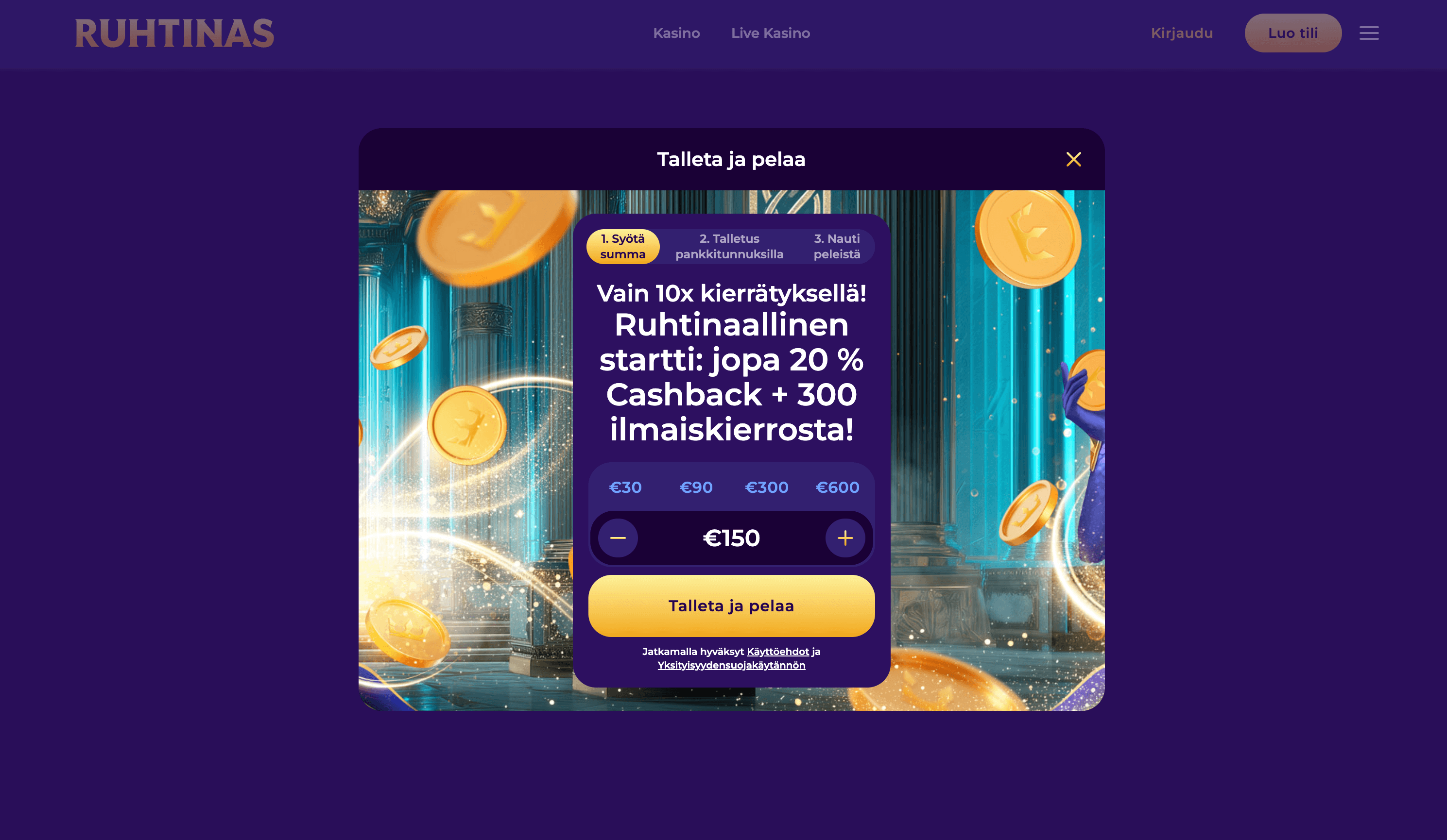 Ruhtinas Casino Sign Up