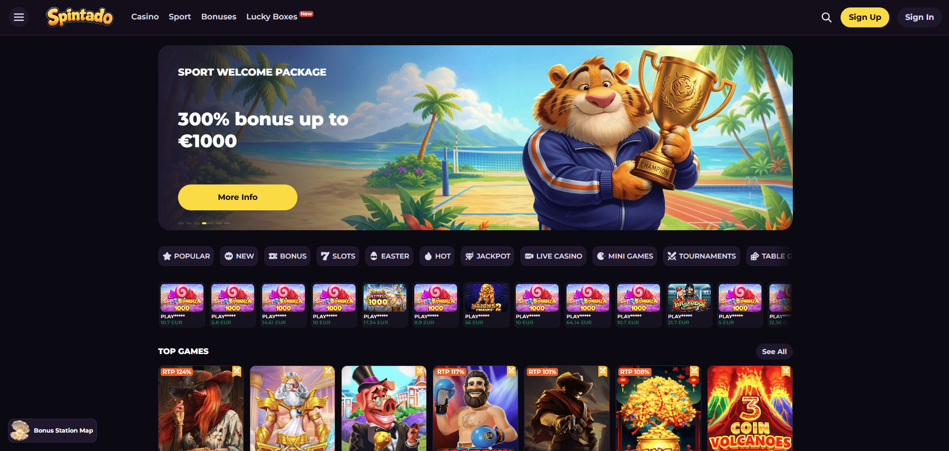Spintado Casino Review