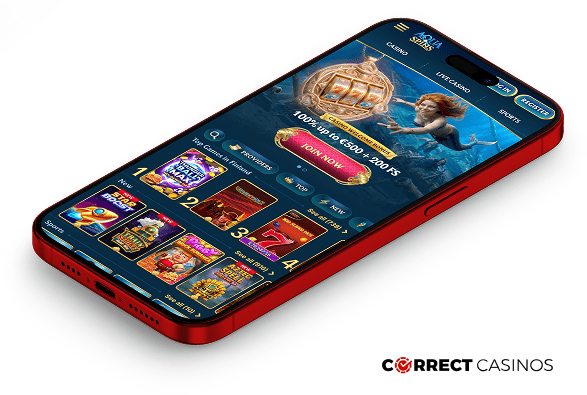 AquaSpins Casino Mobile Version