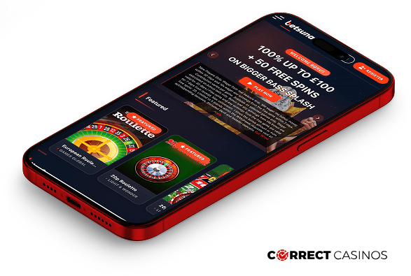 Betsuna Casino Mobile Version