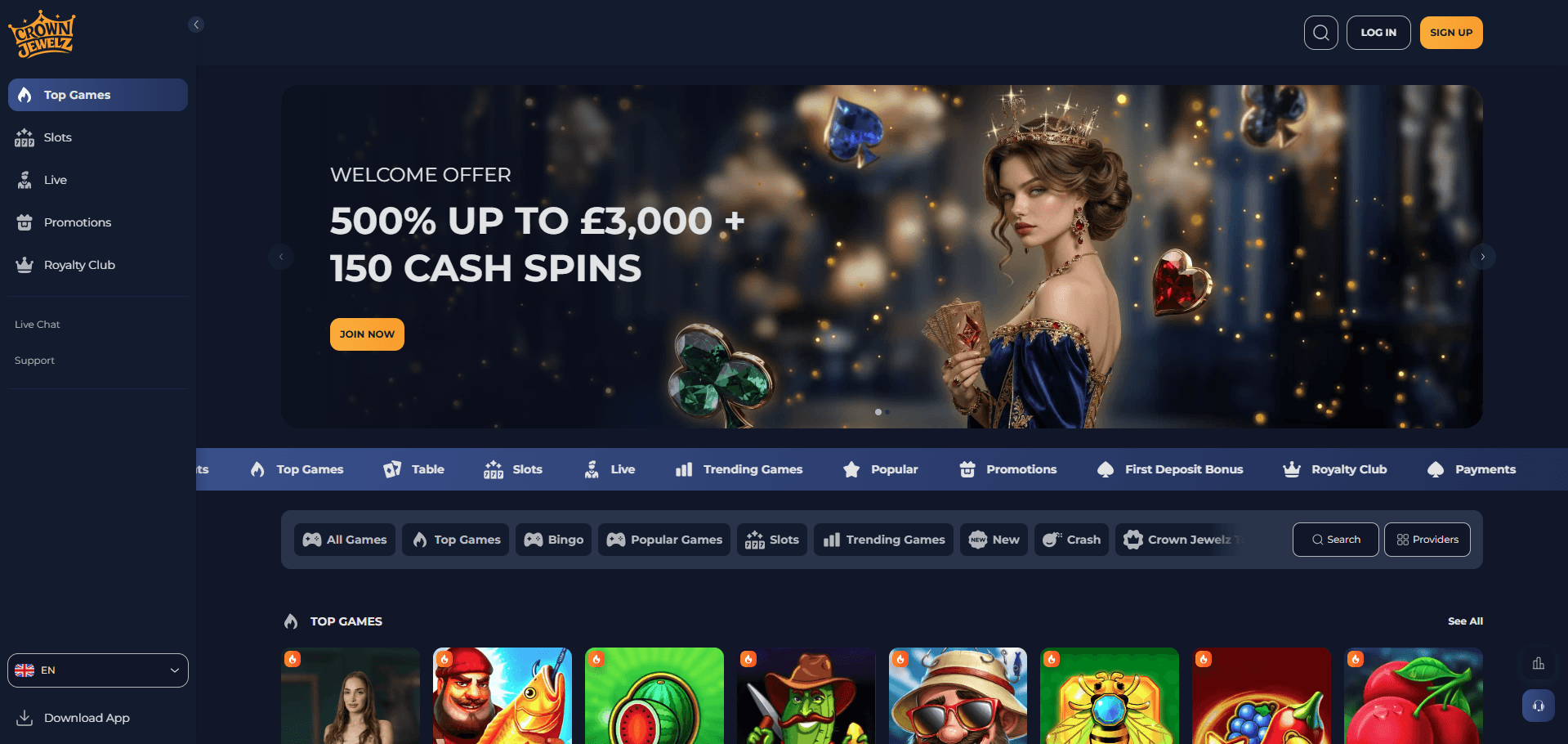 CrownJewelz Casino Review