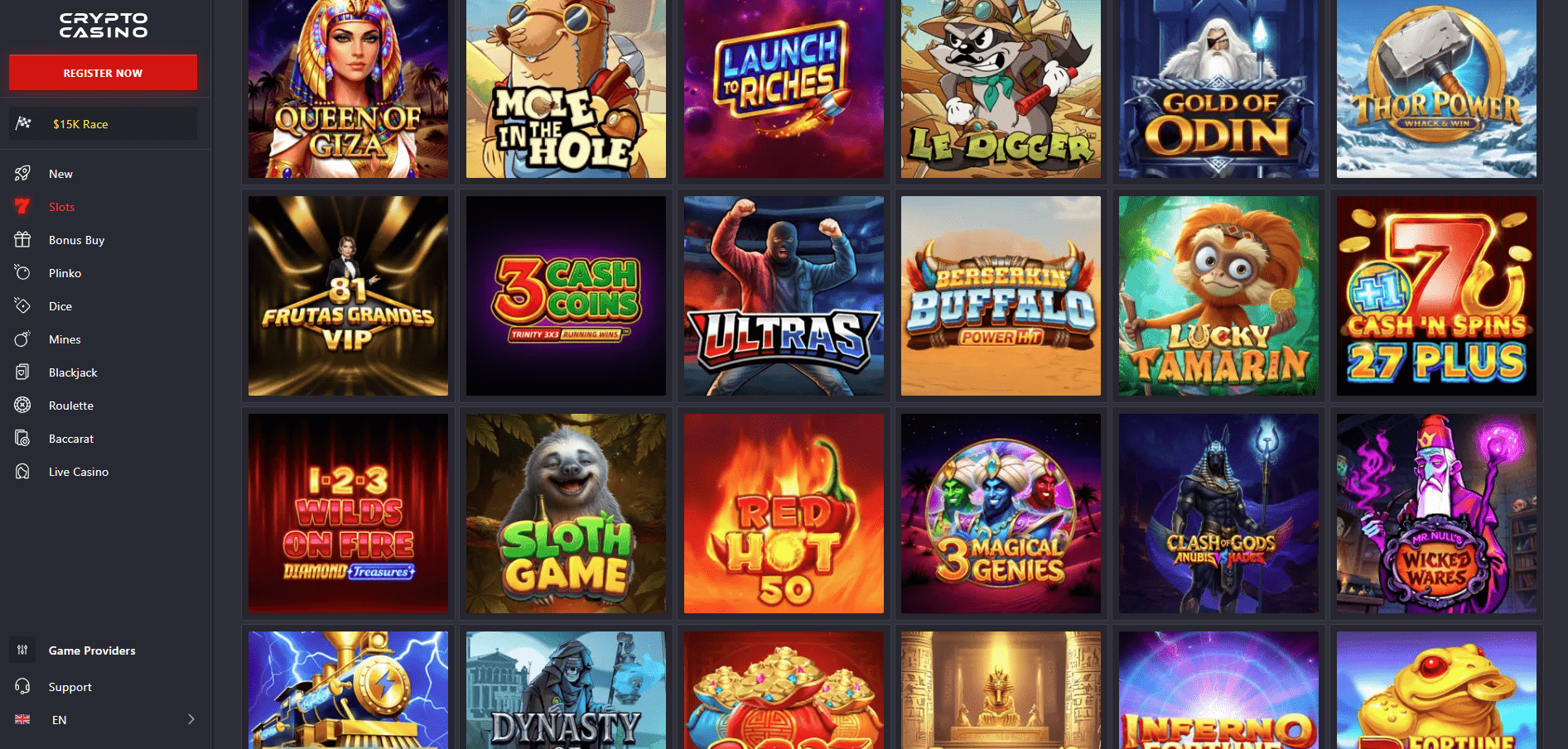 Cryptocasino Games