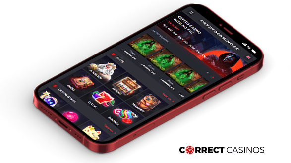 Cryptocasino Mobile Version