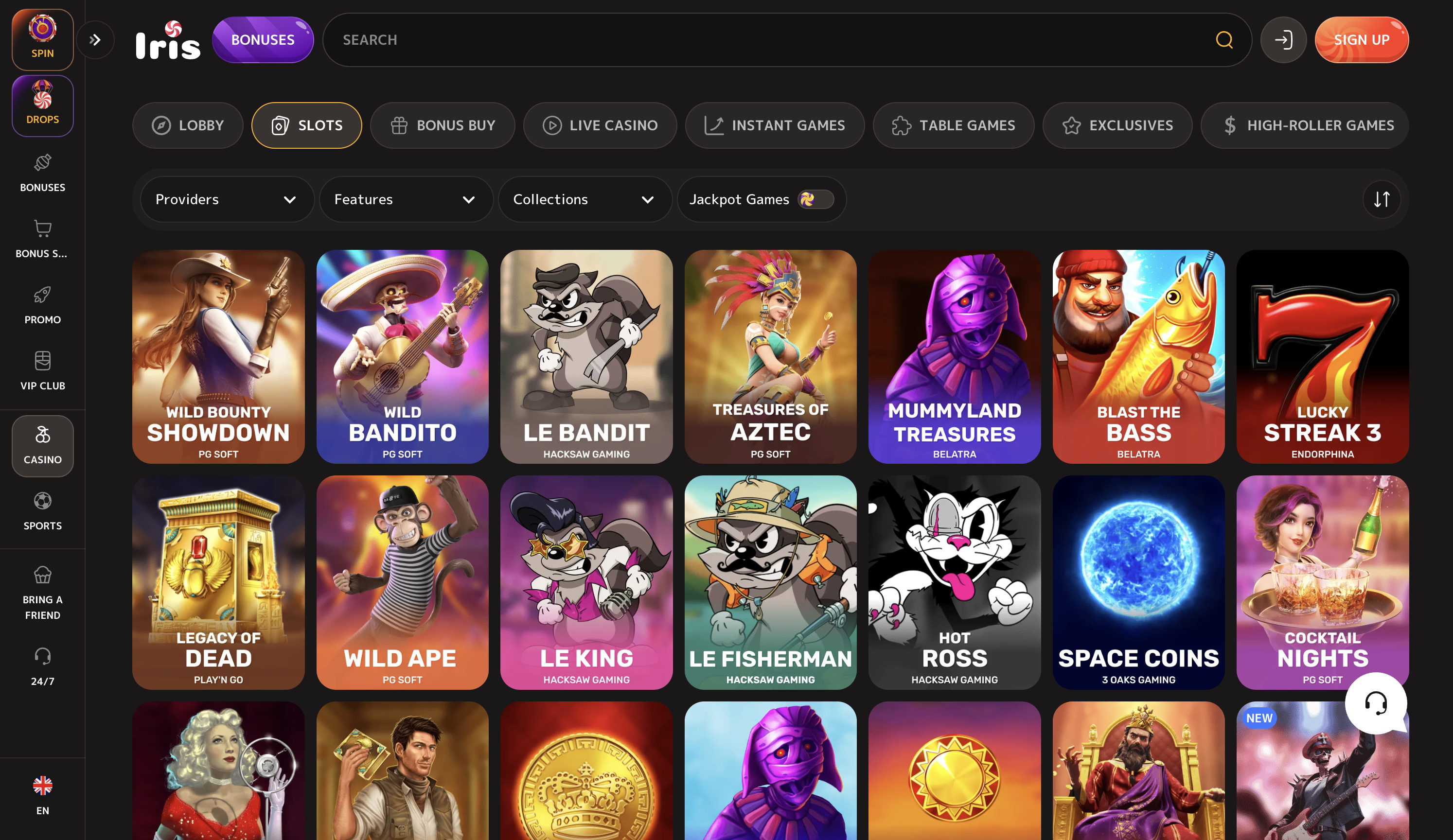 Iris Casino Games